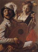 Hendrick Terbrugghen The Duo oil painting on canvas